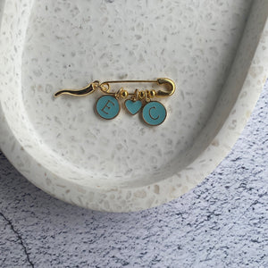 Something Blue Cornicello Pin