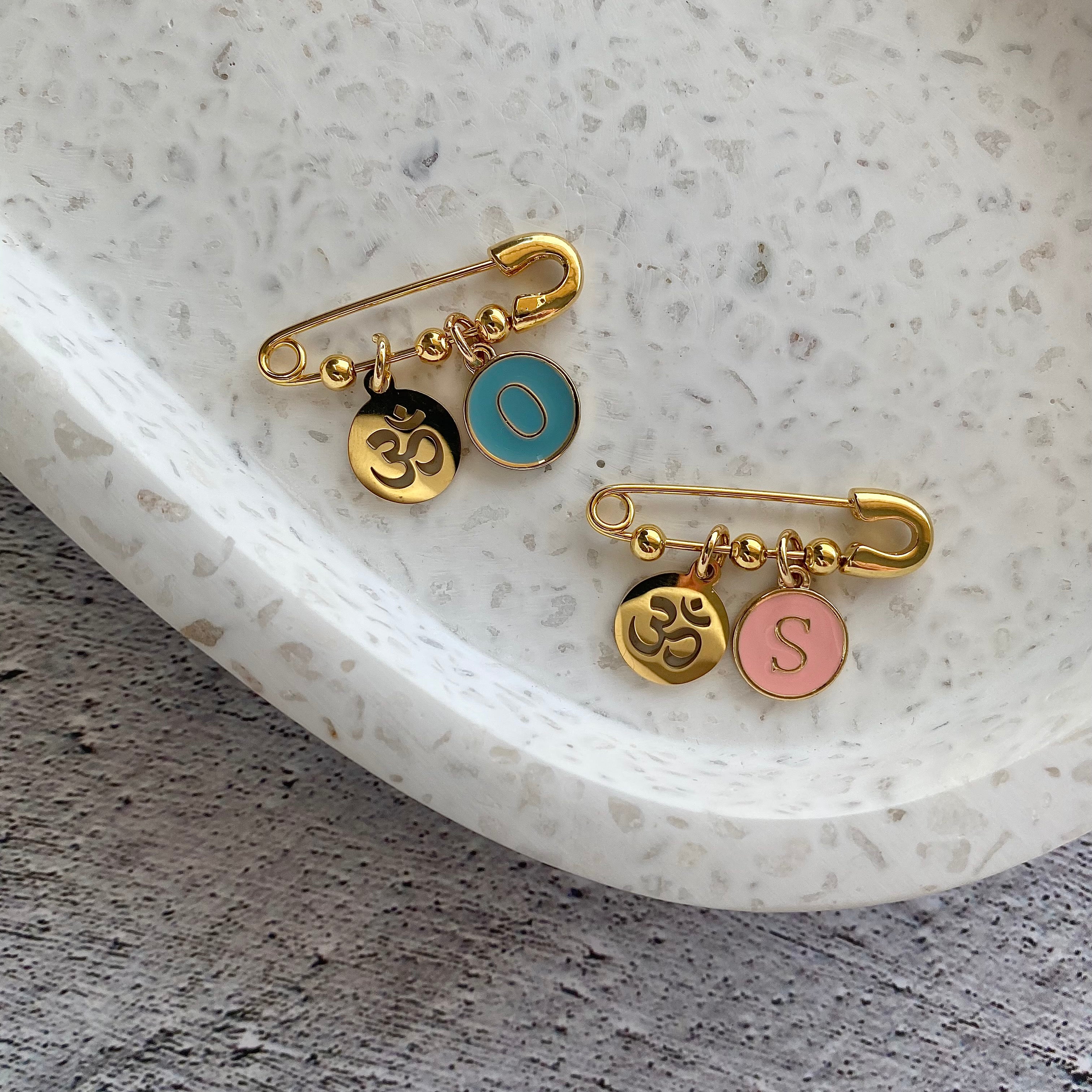Personalised Om Hindu Pin