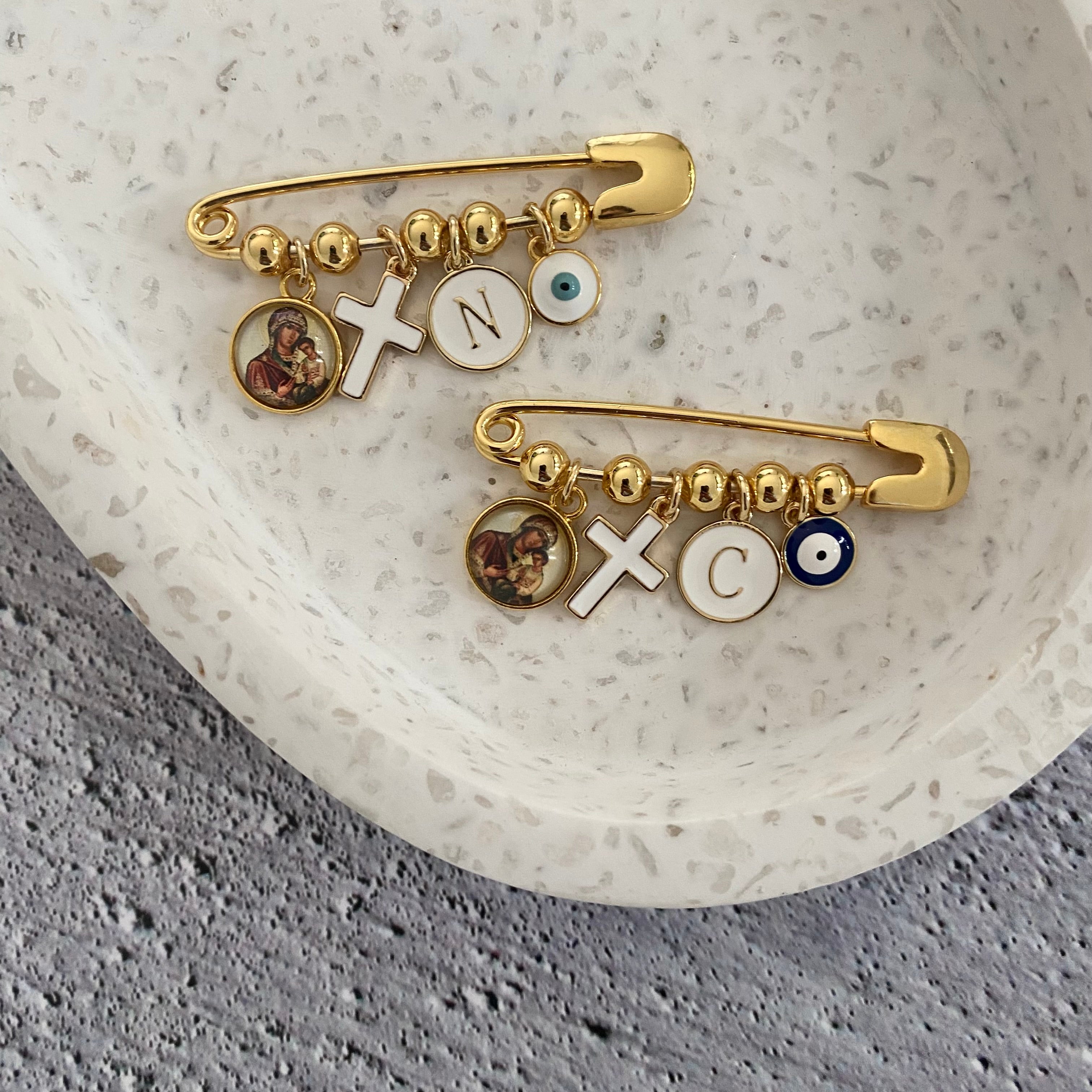Large Orthodox Mary Pin