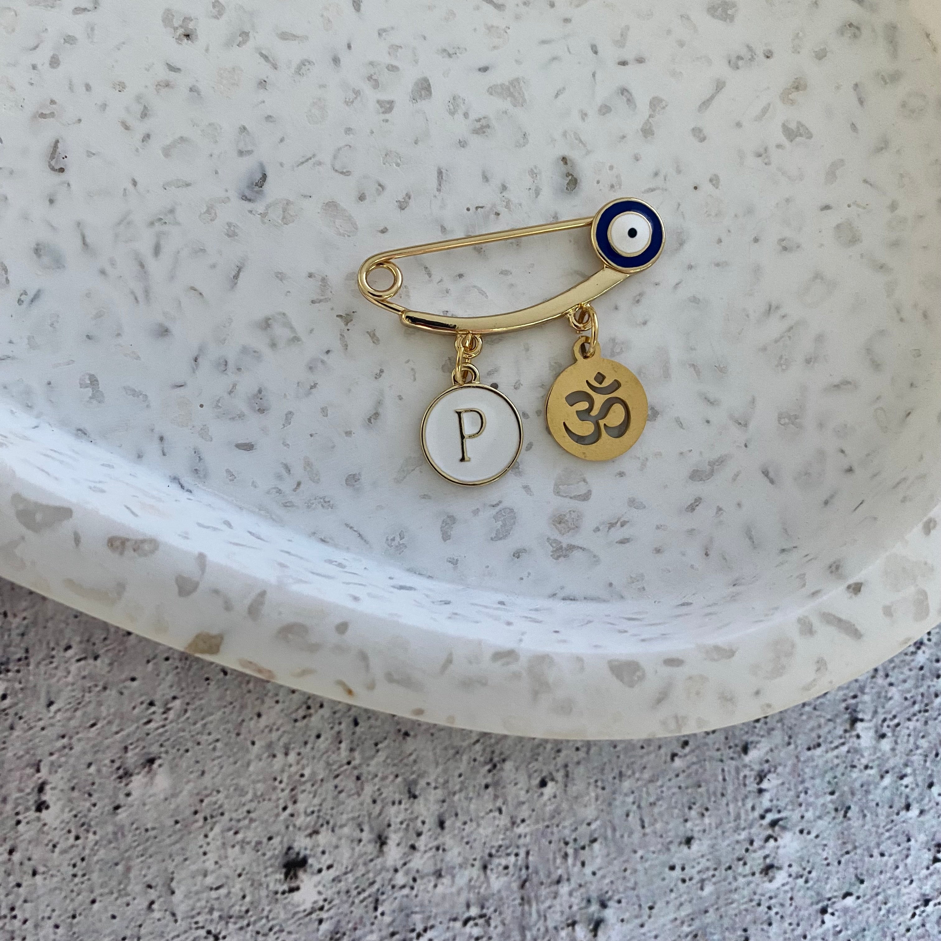 Gender Neutral Hindu Evil Eye Pin