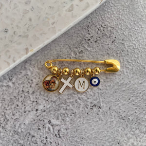 Large Orthodox Mary Pin