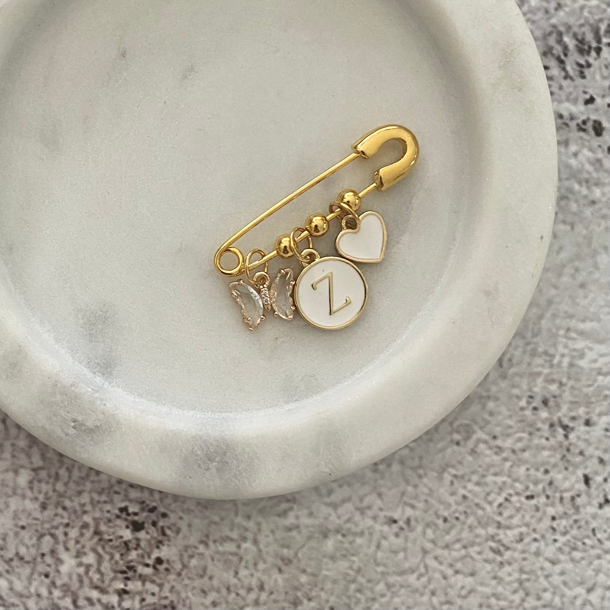 Pretty in White Pin